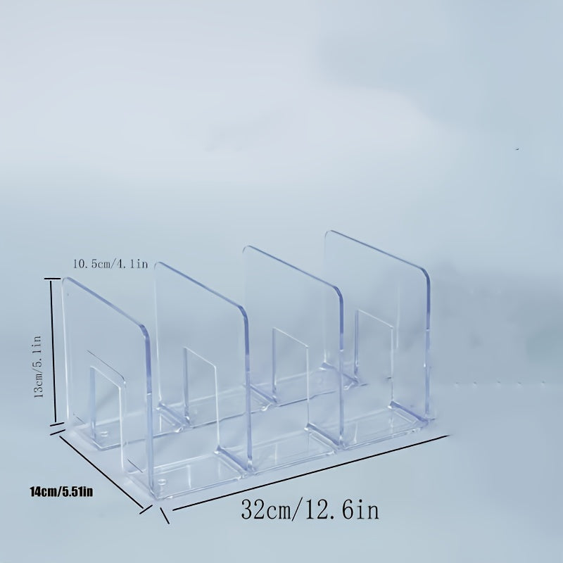 Organizador de Bolsas de Tres Niveles Hecho de Plástico ABS Transparente