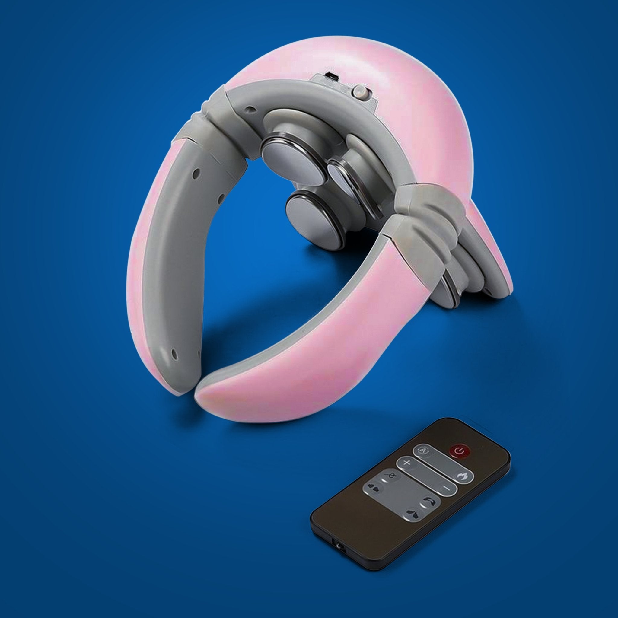 Masajeador de cuello con calor y control remoto