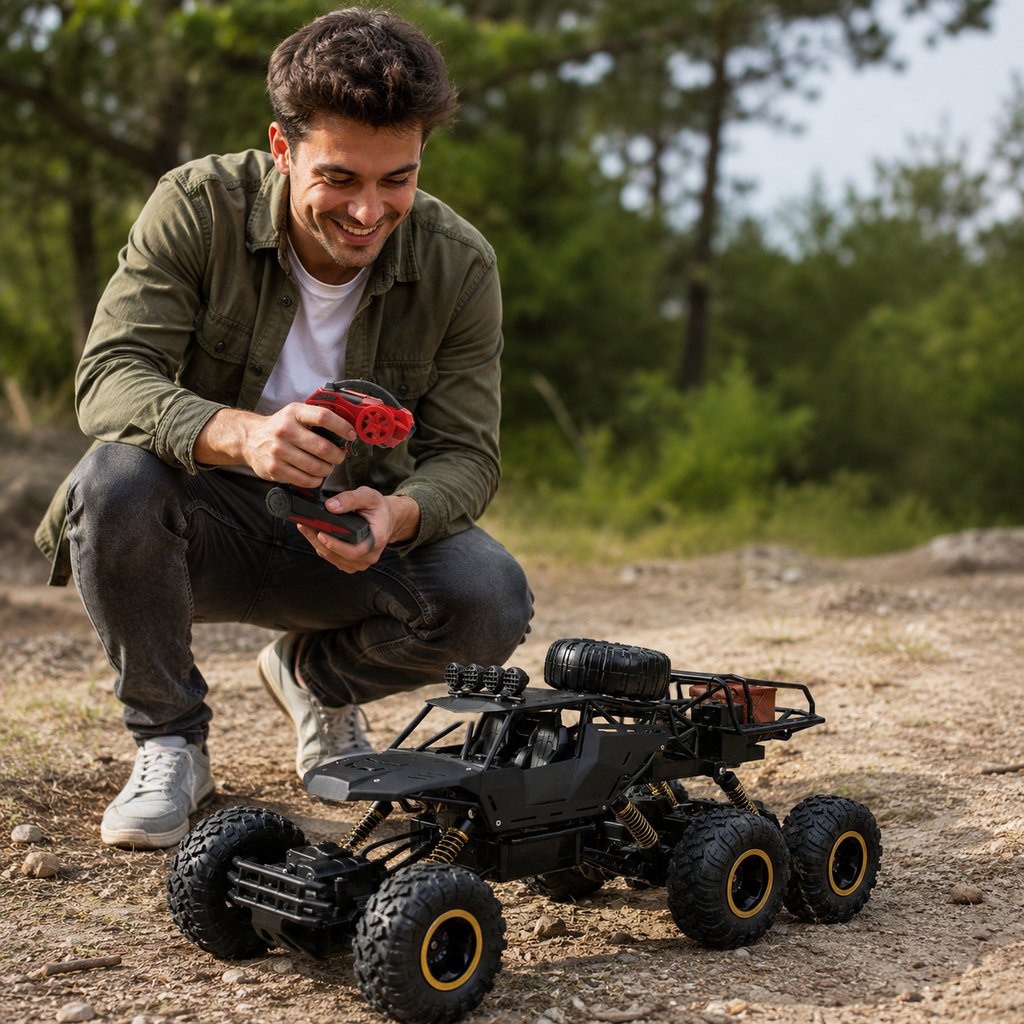 Camión Monster RC de 6 Ruedas – Off-Road Escala 1/12 con Tecnología Avanzada de 2.4GHz y Alta Velocidad