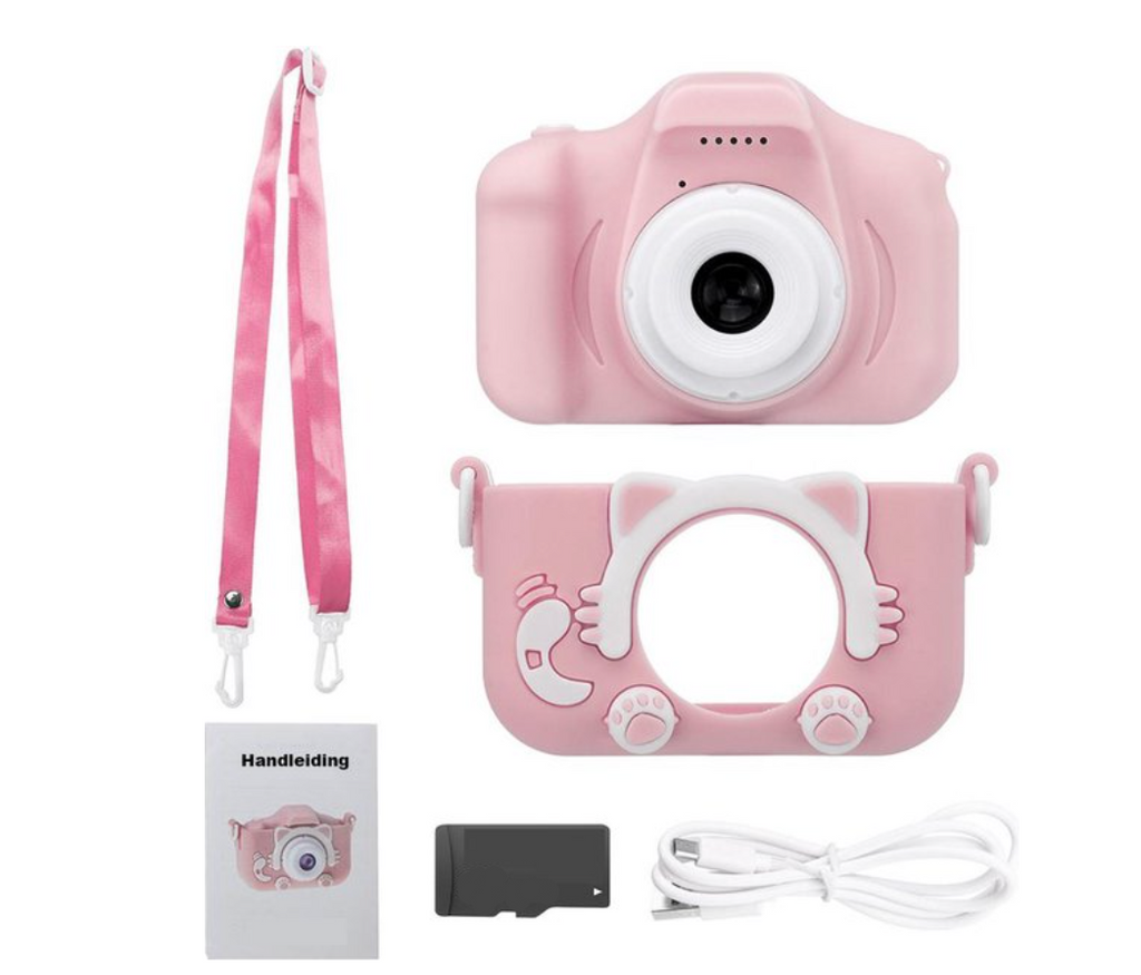 Cámara infantil HappyPic con HD 1080p y 20MP – resistente a golpes y con juegos