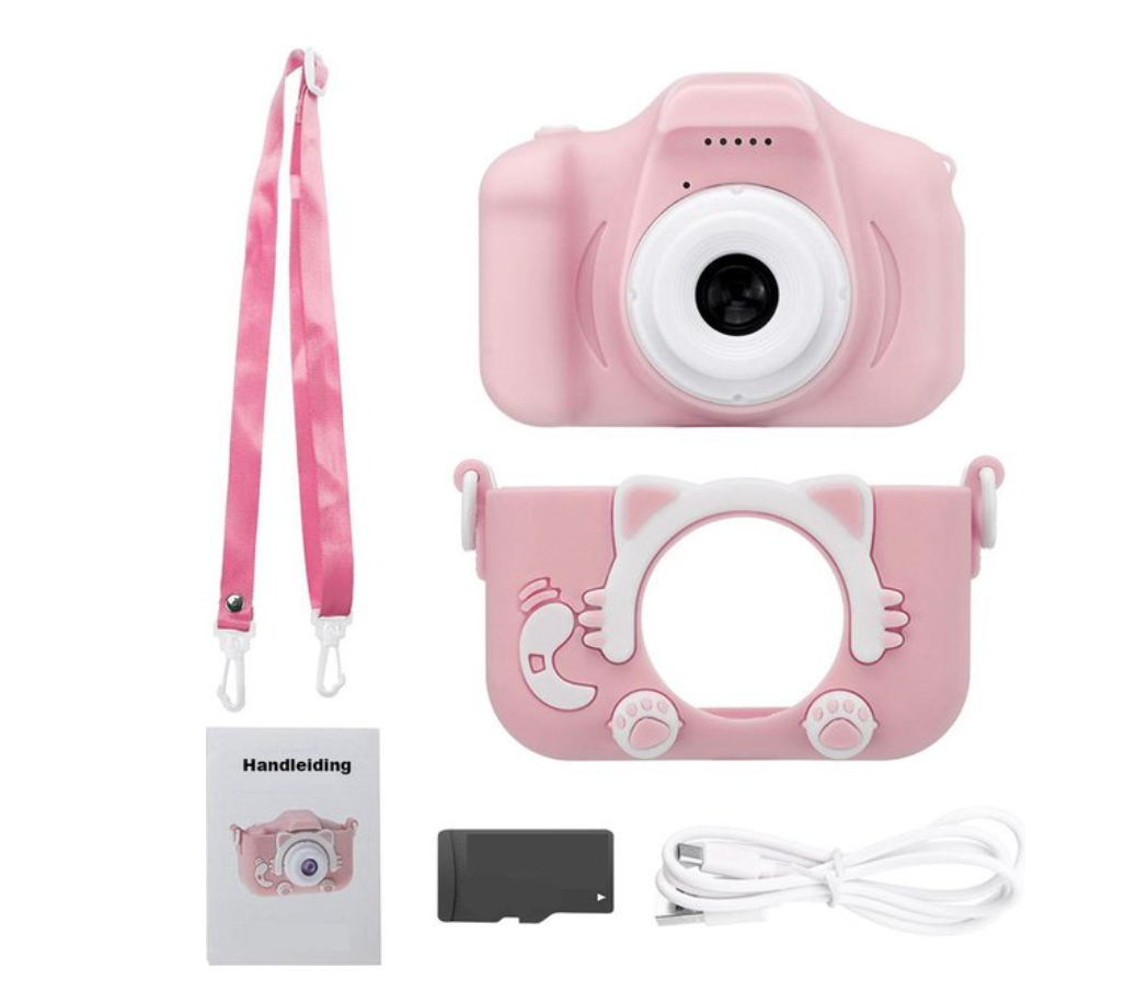 Cámara infantil HappyPic con HD 1080p y 20MP – resistente a golpes y con juegos
