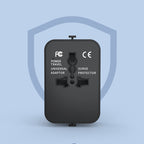 Adaptador de viaje universal con puertos USB duales