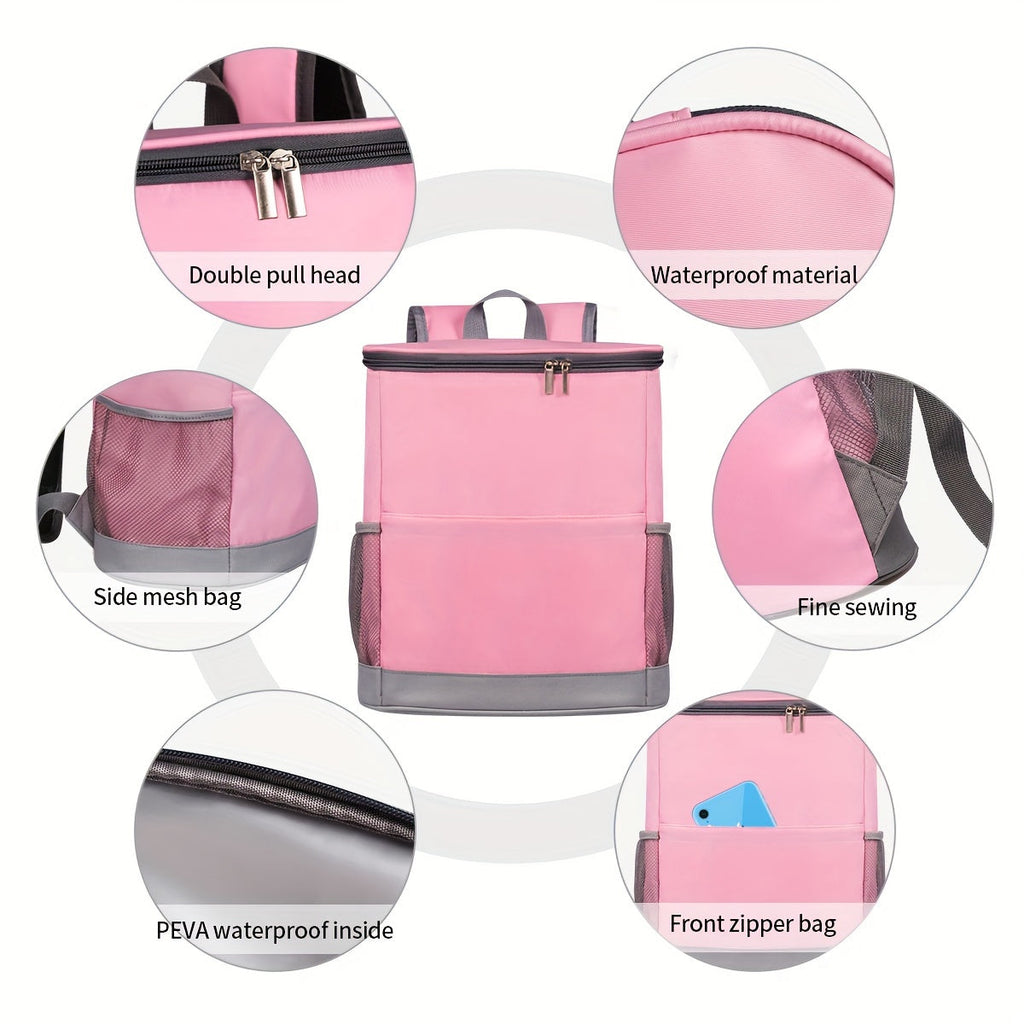 Mochila Térmica para 24 Latas – Ideal para Playa, Camping y Picnics