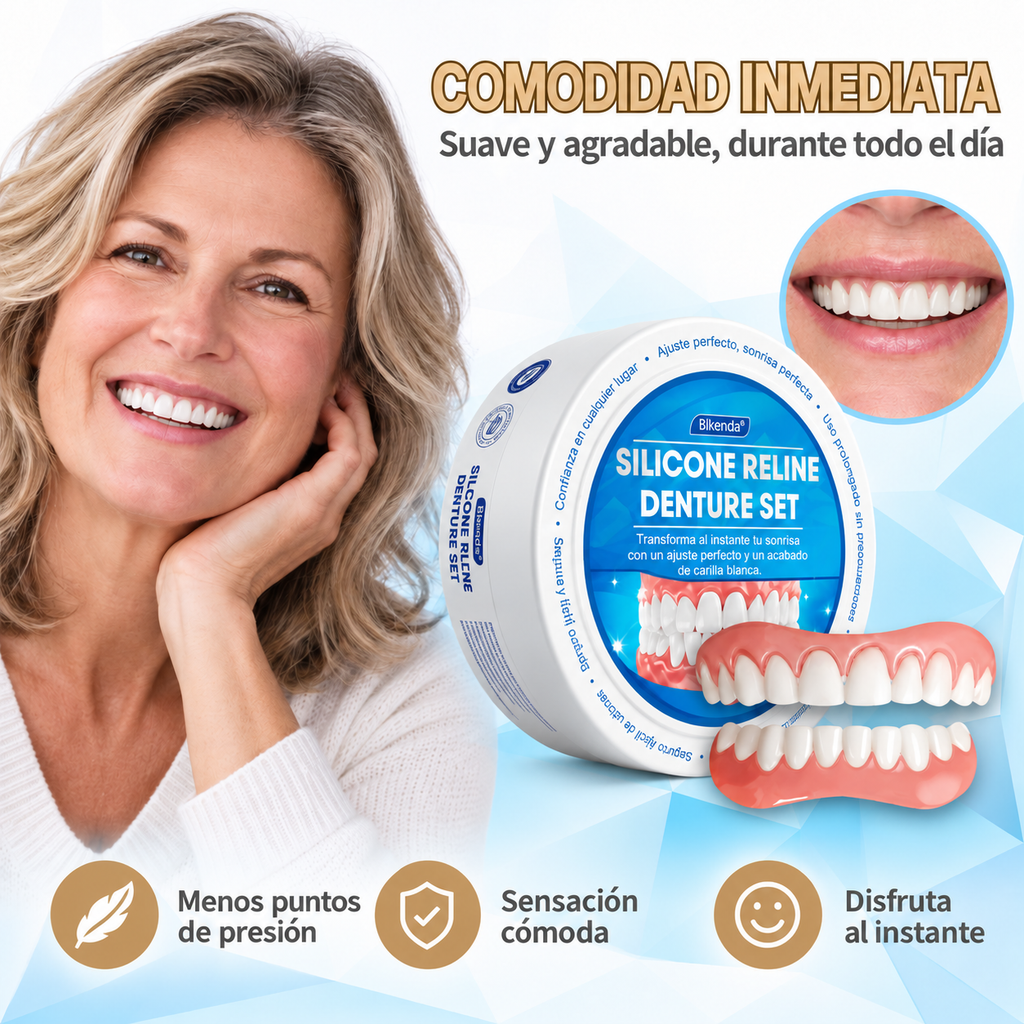Bikenda | Experimenta la comodidad de una dentadura postiza por una fracción del precio
