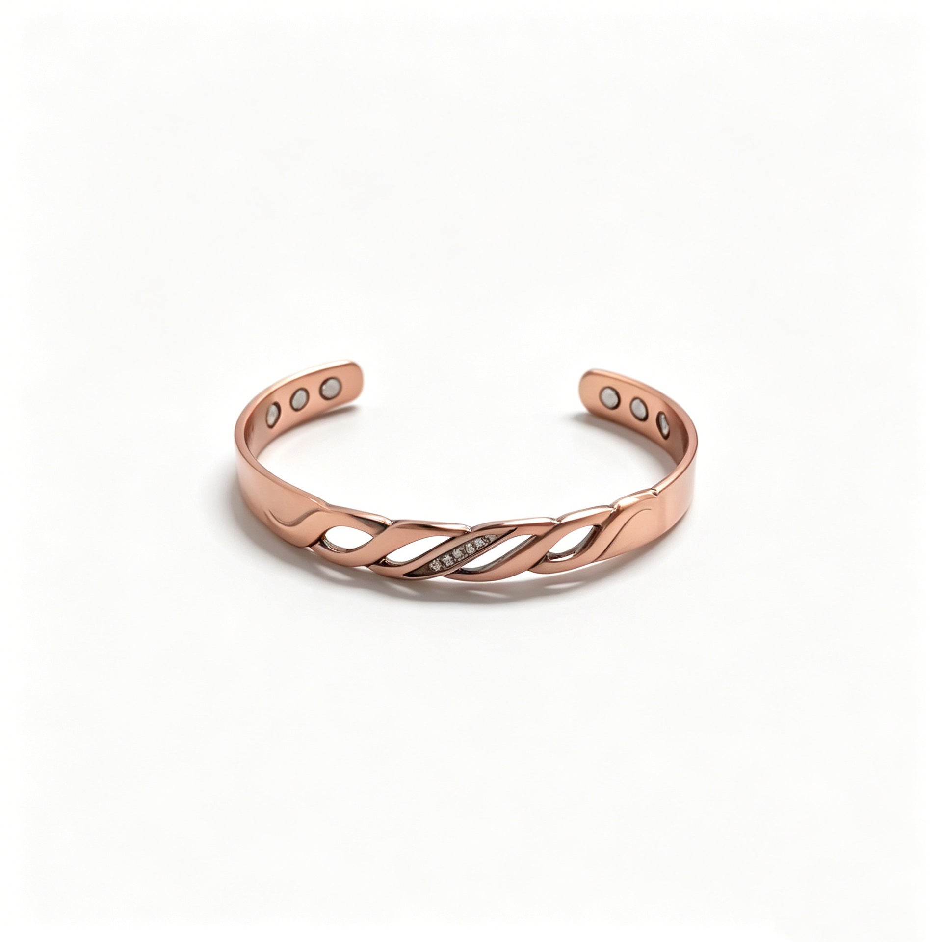 Pulsera magnética ajustable de cobre