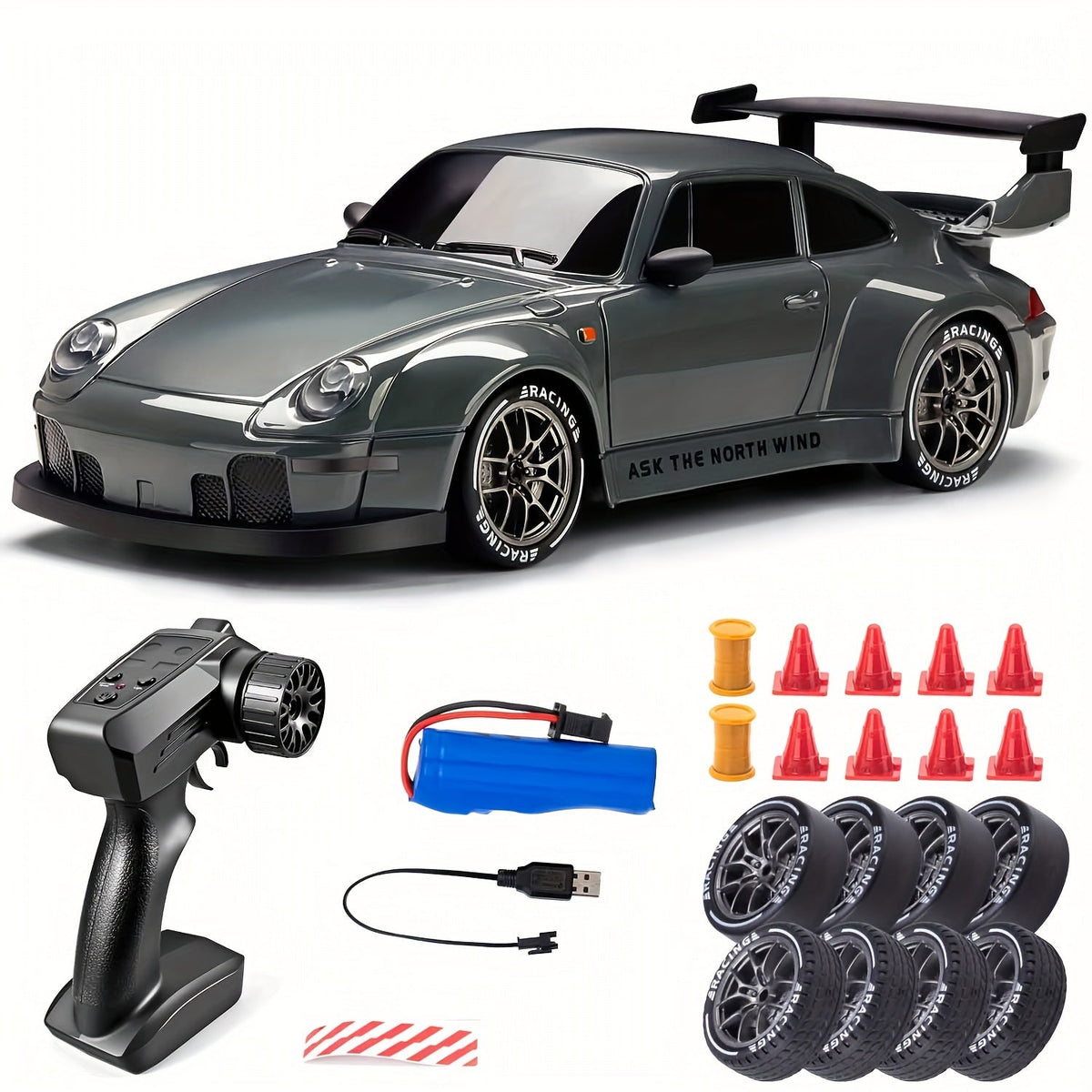 Ultimate Drift Racer 1:24 - Auto RC con Ruedas Iluminadas