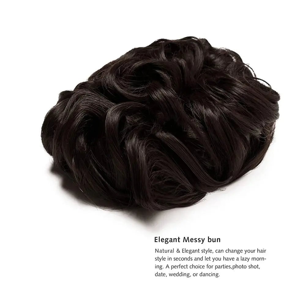 GlamBun™ – Moño desordenado con rizos | 1+1 GRATIS