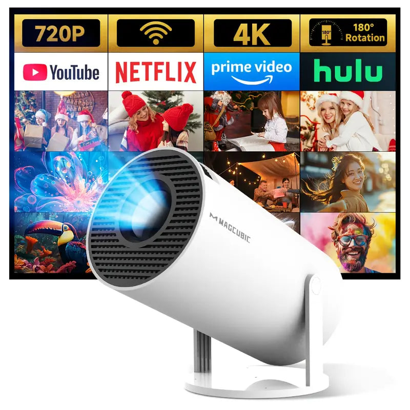 Proyector Mini 4K Magcubic HY300 - Android 11, Doble WiFi 6