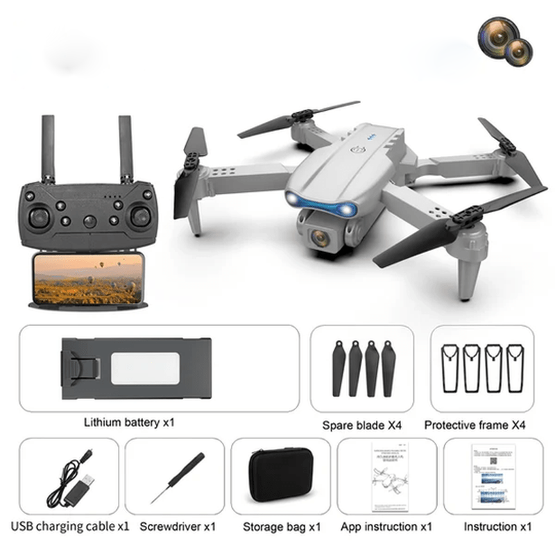 AeroPro - Drone 4K UHD con Larga Duración de Batería