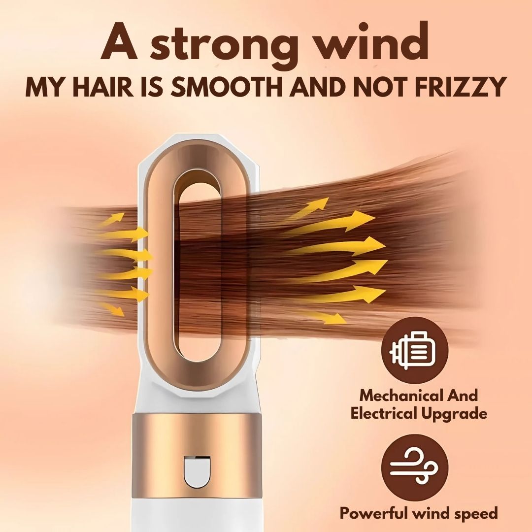 Estilizador de Cabello 5 en 1 con Tecnología de Aire para un Estilo Fácil