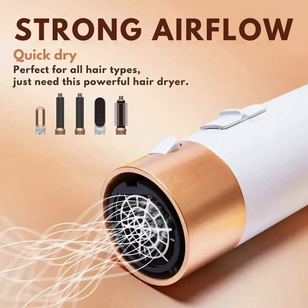 Estilizador de Cabello 5 en 1 con Tecnología de Aire para un Estilo Fácil