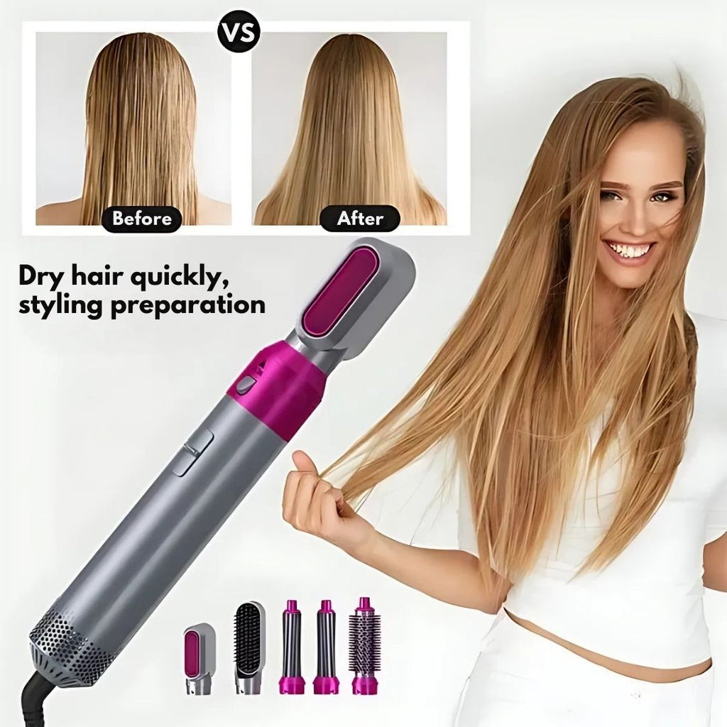 Estilizador de Cabello 5 en 1 con Tecnología de Aire para un Estilo Fácil