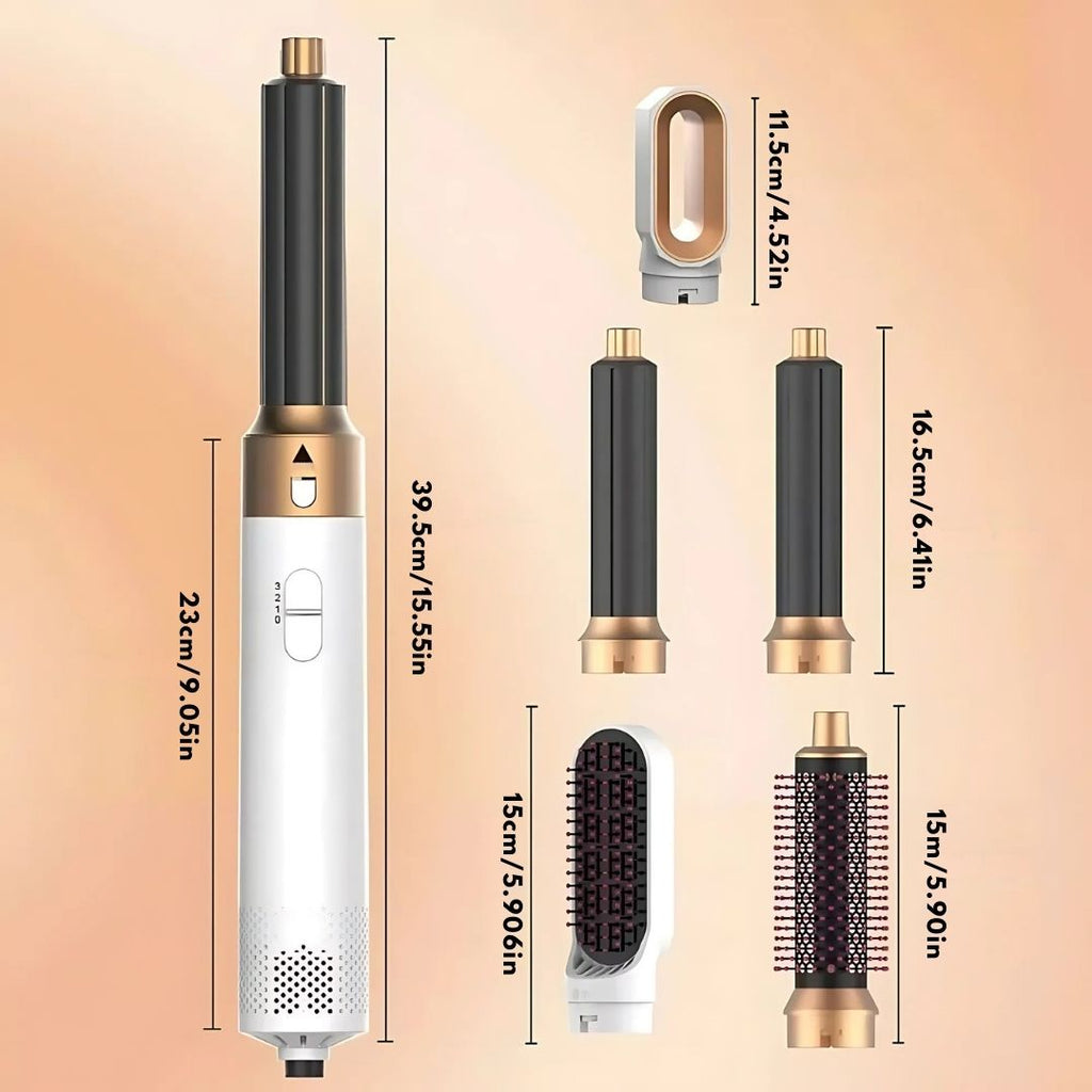 Estilizador de Cabello 5 en 1 con Tecnología de Aire para un Estilo Fácil