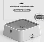 Cuenco de Agua para Perros de Gran Capacidad y Antidesbordamiento