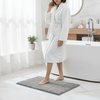 SOFTDRY COMFORT – Alfombra de baño de chenille con respaldo antideslizante