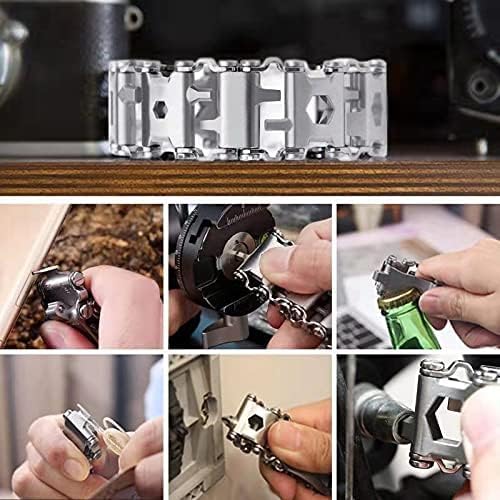 BowLift | Pulsera Multiherramienta de Acero Inoxidable 29-en-1