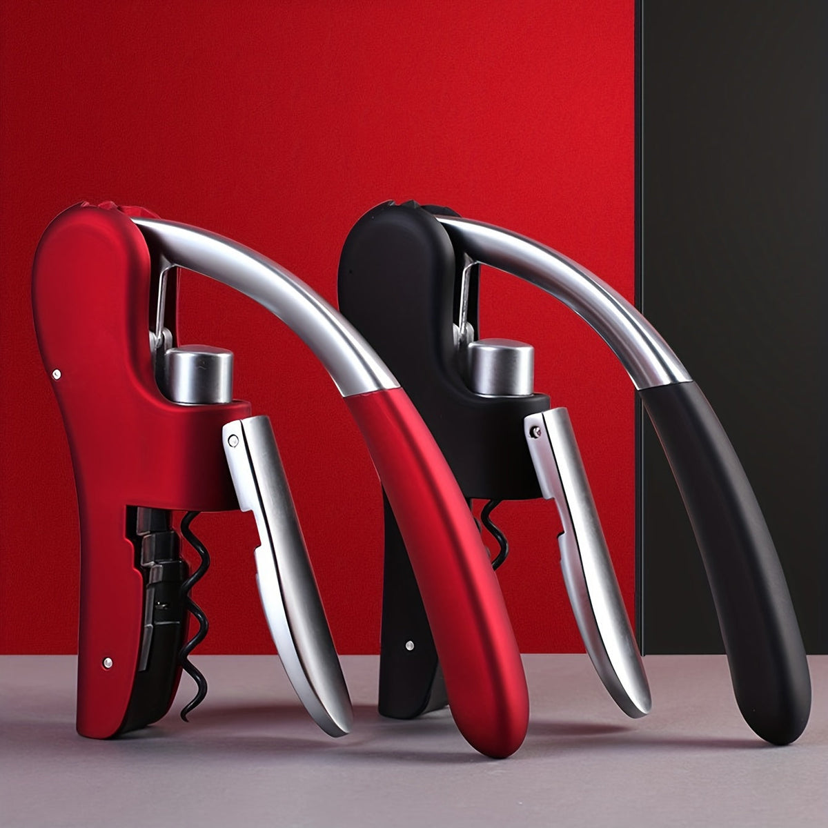 Sacacorchos Ergonómico – Abre Botellas de Vino Rápido y Seguro para el Hogar y la Hostelería