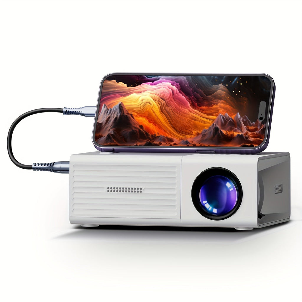 Mini Proyector | LumoBeam | 3000 Lúmenes | Portátil y Eficiente Energéticamente | HDMI y USB