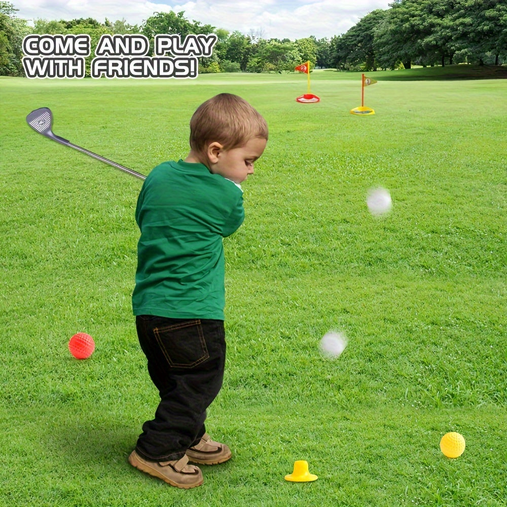 Set de Golf para Niños - Palos Ajustables y Objetivos para Diversión Infinita