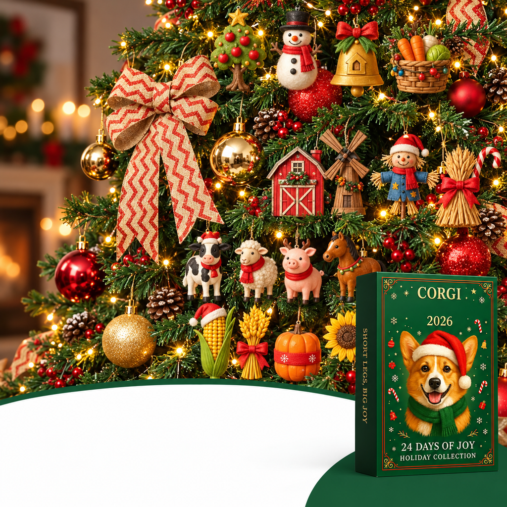 PAWCOUNT – Calendario de Adviento para cachorros adorables con 24 sorpresas para una alegría festiva y regalos