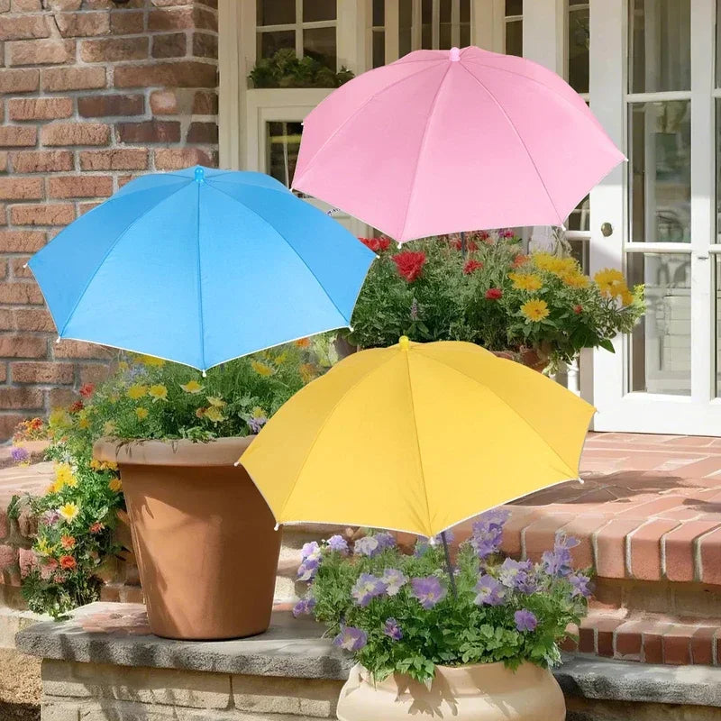 Florashade Protección Solar para Plantas | Protección Ajustable para Plantas | Paraguas Resistente a UV con Estaca de Tierra | Resistente a la Intemperie | Ø 60 cm