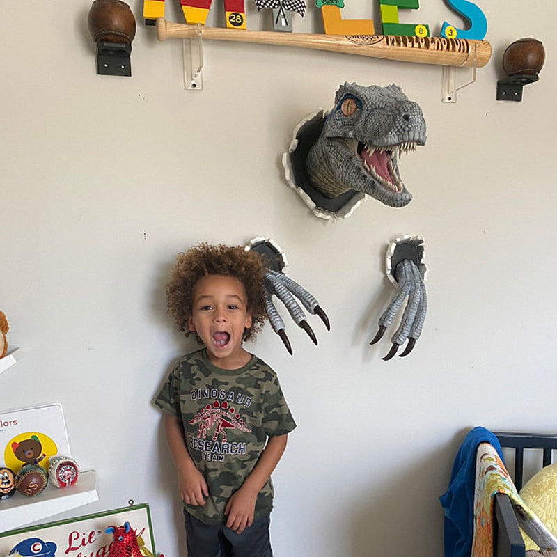 BowLift | Decoraciones de Velociraptor Rompiendo la Pared