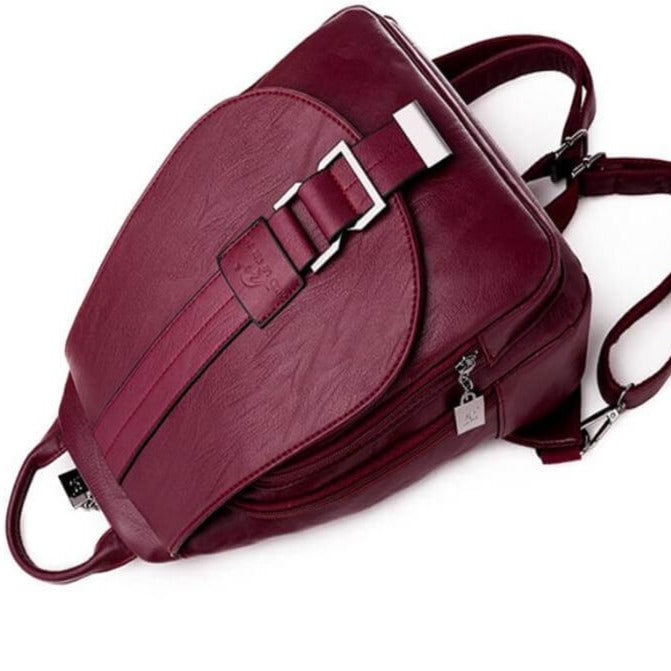 Mochila de piel para mujeres