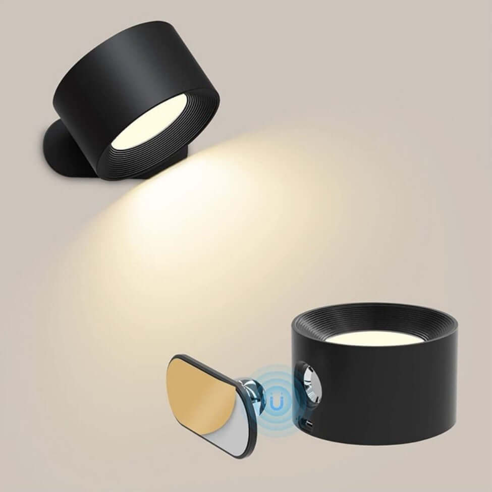 Lámpara de Pared LED Inalámbrica con Rotación de 360°