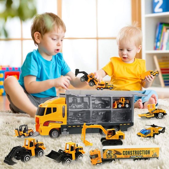 BaumeisterTraum - Set de vehículos de construcción para niños | 50% DESCUENTO