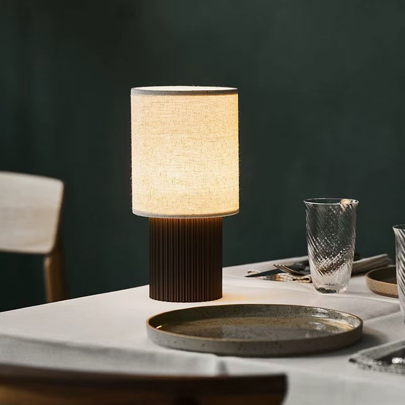 Lámpara de Mesa Inalámbrica Portátil Diseño de Lona