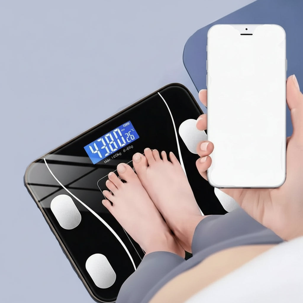 FITSCALE – Balance intelligente d'analyse corporelle avec connexion à l'application