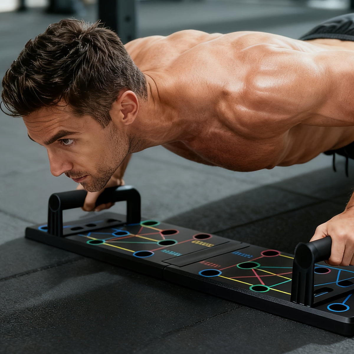 TABLERO PUSHMASTER – Sistema de Entrenamiento Multifuncional de Flexiones para Ejercicios de Cuerpo Completo