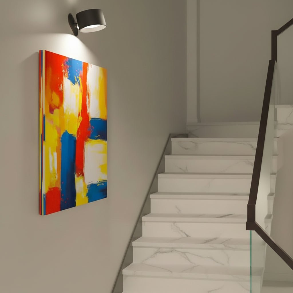GLOW360 – Lámpara de pared LED inalámbrica y giratoria