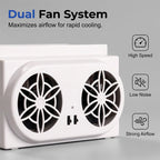 Ventilador Solar para Auto — Comodidad de Enfriamiento Instantáneo