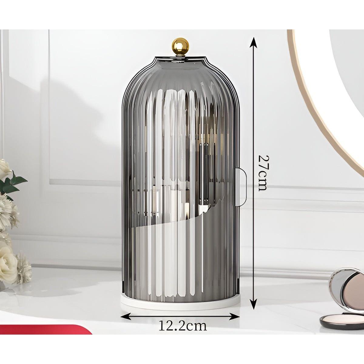 BeautySphere - Organizador de Maquillaje Rotativo 360° para un Almacenamiento sin Esfuerzo de Brochas