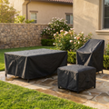 Funda impermeable para muebles de jardín de poliéster resistente a los rayos UV