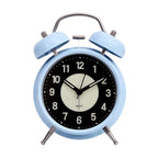Skanto | LuminousTime - Reloj despertador de metal elegante con suave iluminación para mañanas y noches tranquilas