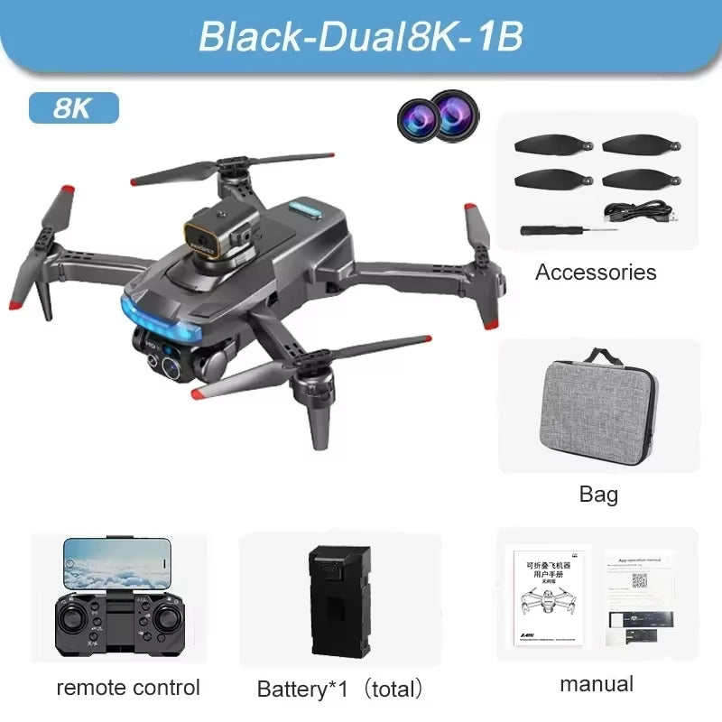 Drone Compacto 8K con cámara HD – Fotografía y video aéreo hechos fáciles
