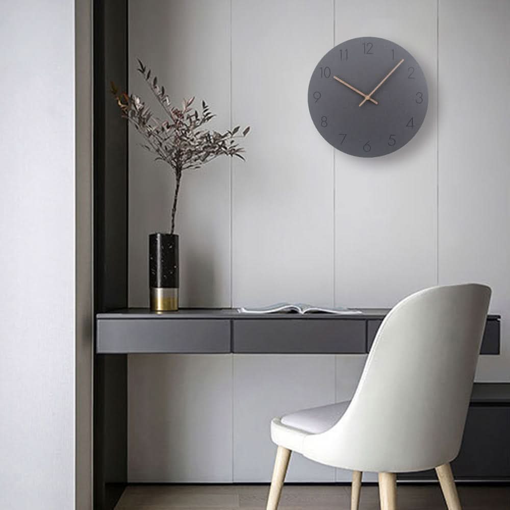 Lisslune | Reloj de pared NordWhisper – Reloj de pared silencioso en diseño nórdico