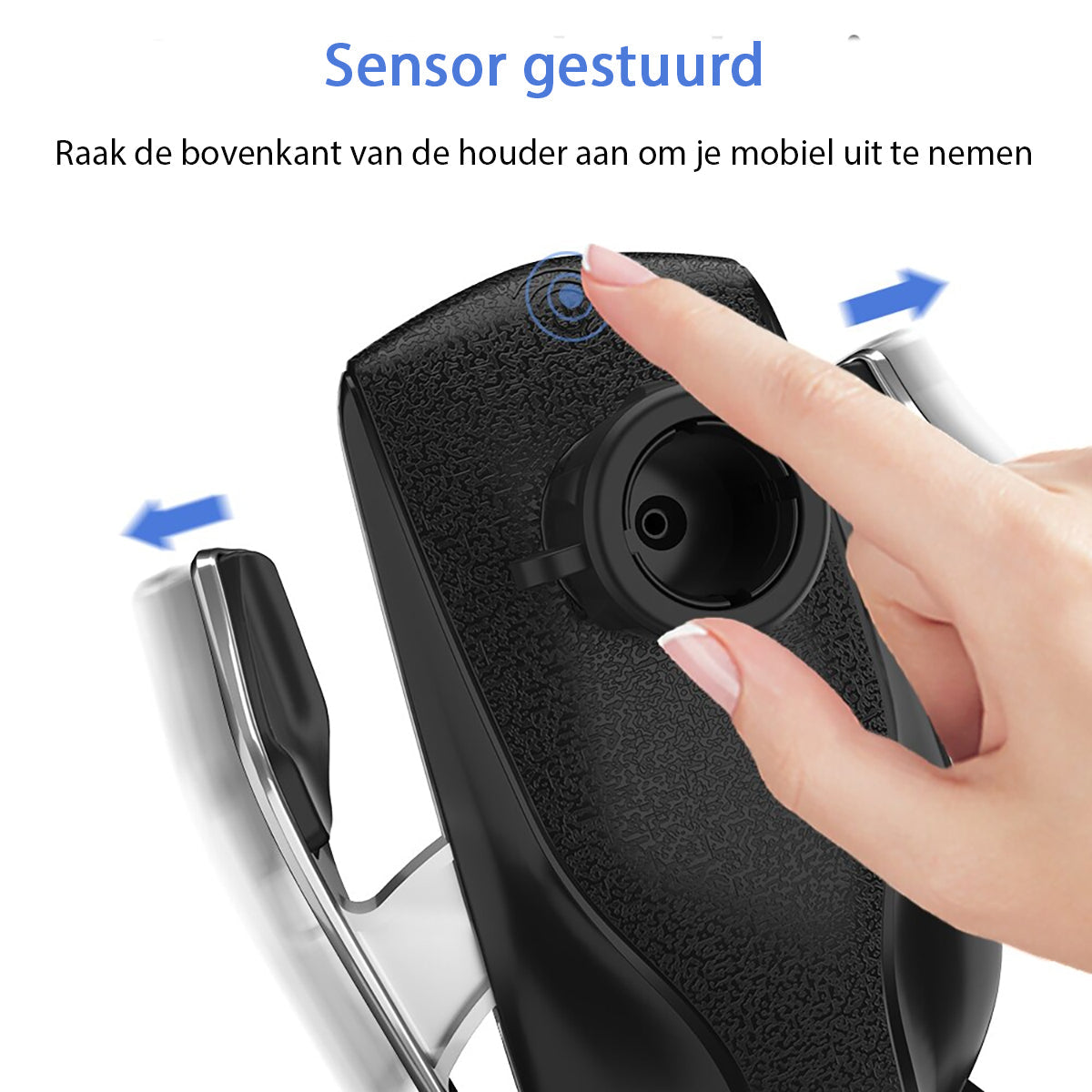 PREMIUM - Soporte para teléfono automático con carga inalámbrica