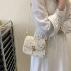 Ophelia – Bolso de hombro de gran capacidad con estampado de flores