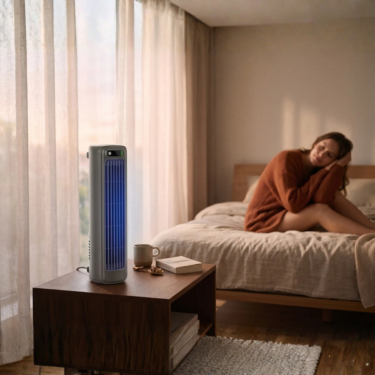 AirWave – Aire Acondicionado Portátil con 12 Horas de Vida Fría