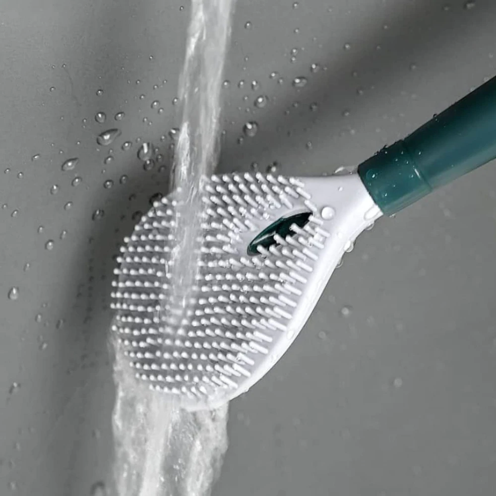 Cepillo de inodoro flexible para una limpieza precisa y fácil