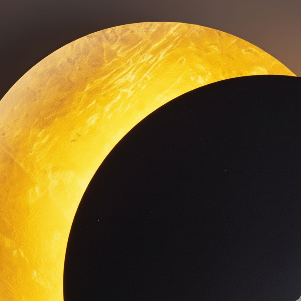 Aurelia Eclipse - Luz de Aplique LED Rotativa de 360° para Efectos Ambientales Elegantes