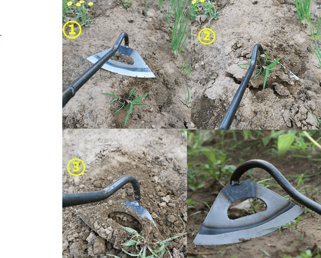 Azada Hueca de Acero Completo para Jardinería