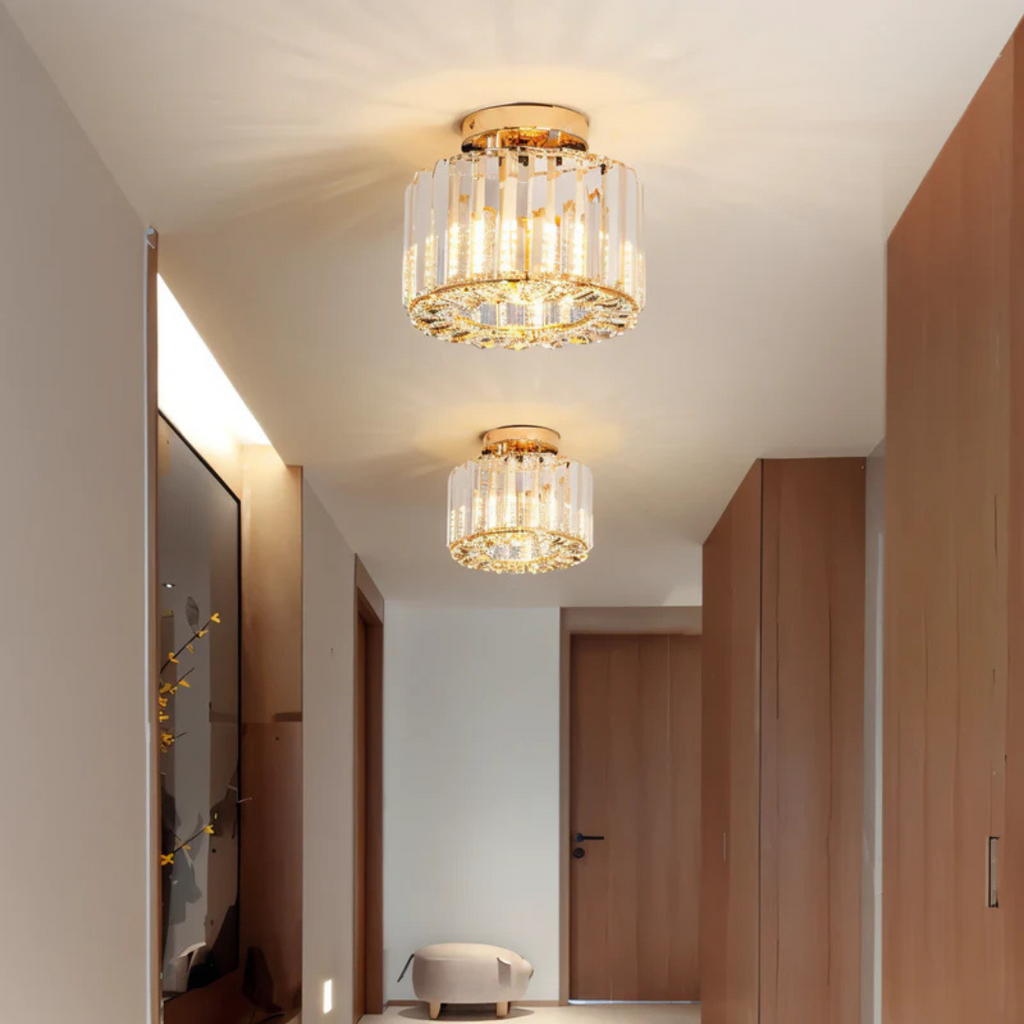 Eloria | Lámparas de techo LED con acabado en cristal