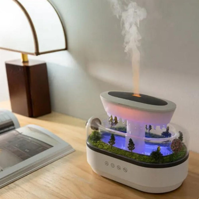 GlowMist – Difusor de Aroma Regnsky con Luz Nocturna LED Multicolor