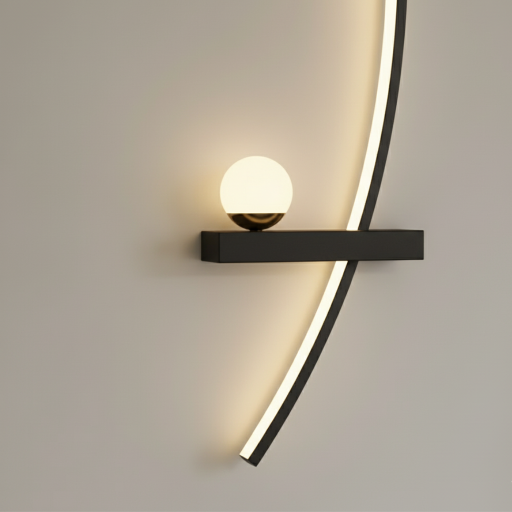Luz de Pared LED Elegante – Aplique de Aluminio Moderno para Interiores del Hogar