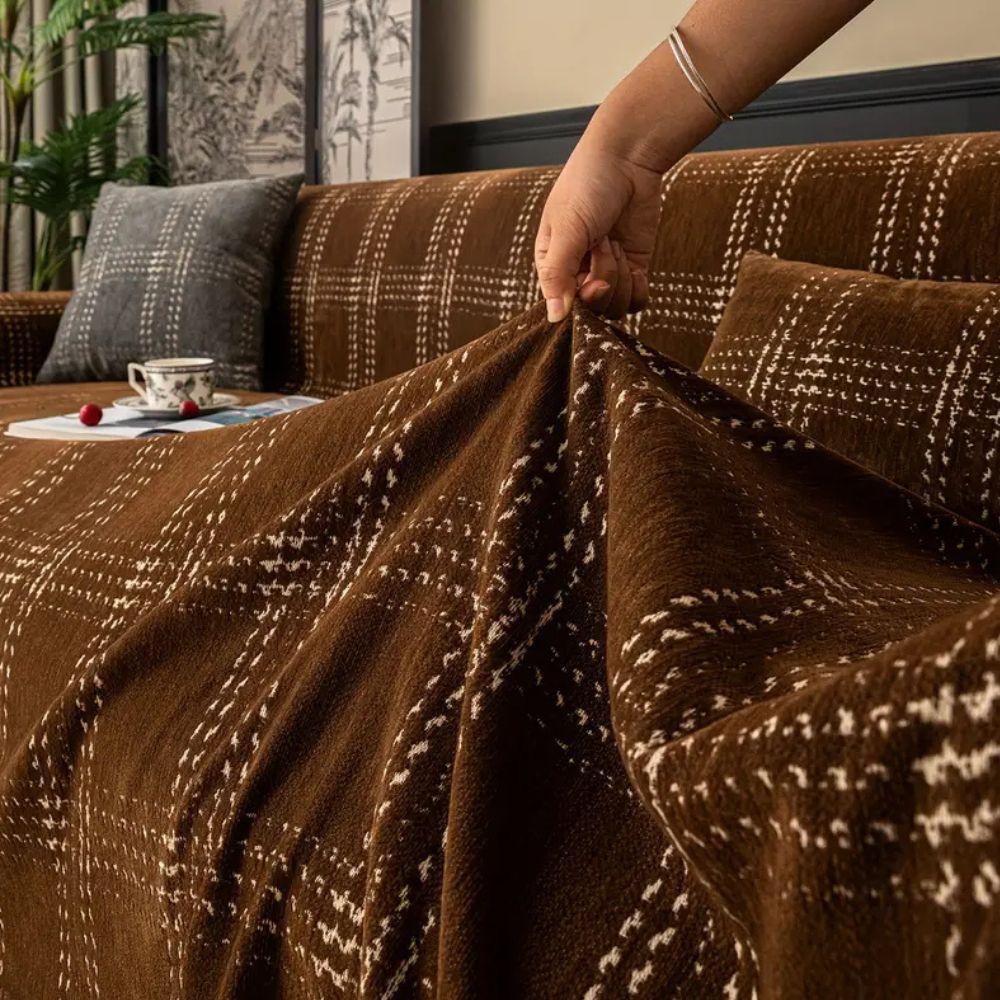 Funda de Sofá de Cuadro Chesterfield