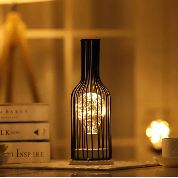 Lámpara de mesa LED de metal para el hogar